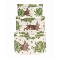 Thornback & Peel - Rabbit and Cabbage Cake Storage Tins (Set of 3)