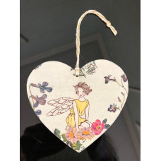 Exclusive CHAT Handmade Heart Hanging Christmas Decoration - Fairy